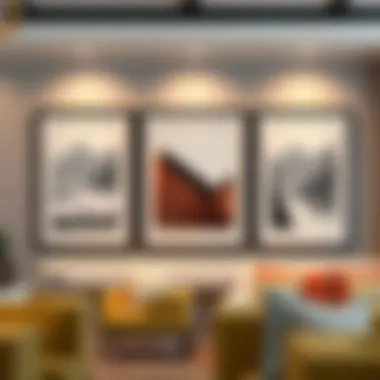 Customization Options for Four-Piece Art Aesthetic customization options for four-piece framed art