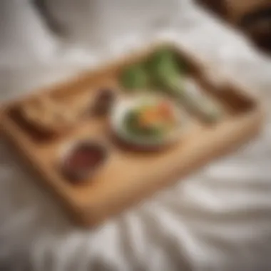 Sustainable Bamboo Tray for Comfortable Meals Eco-friendly bamboo tray