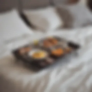 Versatile Foldable Tray for Bed Dining Modern foldable tray with legs