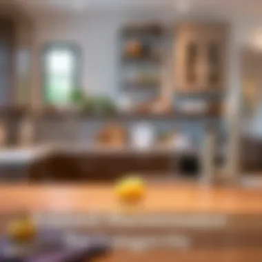 Visual representation of maintenance tips for laminate countertops