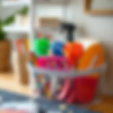 Innovative use of clear pocket shoe organizer for craft supplies