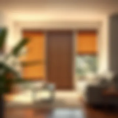 Variety of materials used in sliding glass door blinds