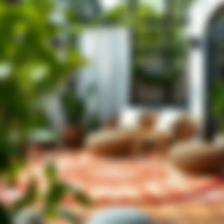 Essential care tips for maintaining outdoor rugs presented visually