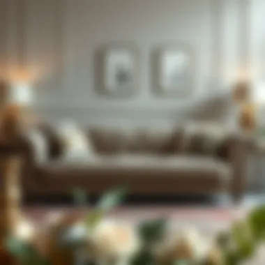 Elegance Redefined: Luxurious Fabric Sofa Bed Luxurious fabric sofa bed with intricate patterns