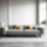 Modern minimalist sofa bed design