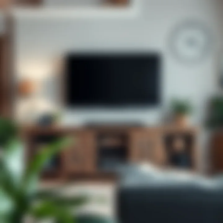 Charming Rustic Aesthetics for Media Storage Rustic wood entertainment center with storage options