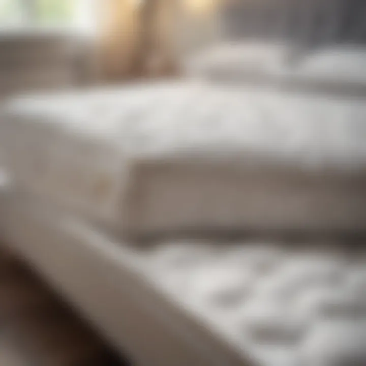 Different materials used in soft mattress construction