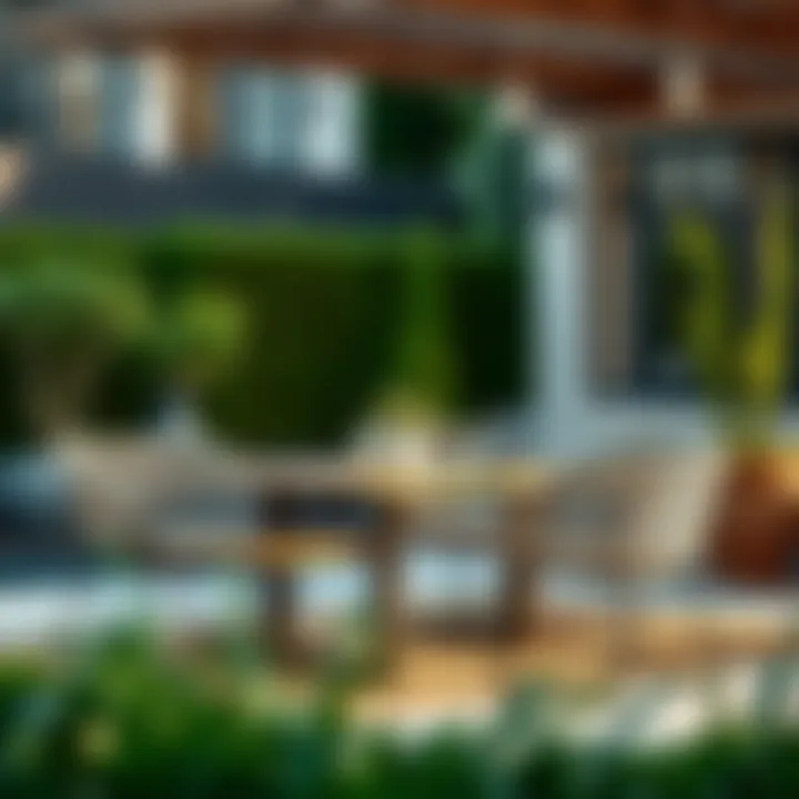 A collection of stylish outdoor dining chairs in various materials