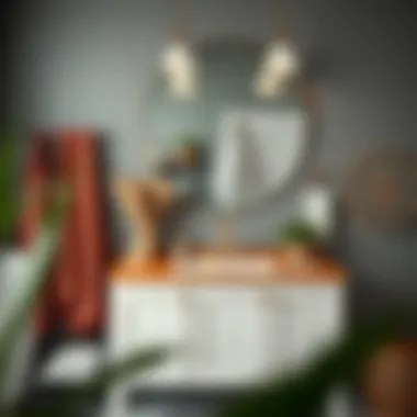 Trendy Budget-Friendly Bathroom Decor Trendy bathroom decor featuring budget-friendly vanity