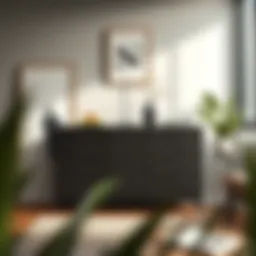 Elegant dresser alternatives in modern interior