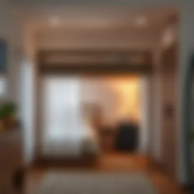 Well-maintained bottom bunk bed curtains in a cozy bedroom