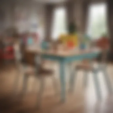 Diverse Designs of Children's Tables and Chairs Various styles of children's tables and chairs