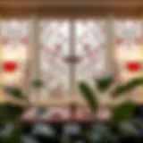 Elegant Chinese curtain panel showcasing intricate embroidery