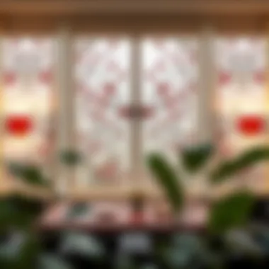 Elegant Chinese curtain panel showcasing intricate embroidery