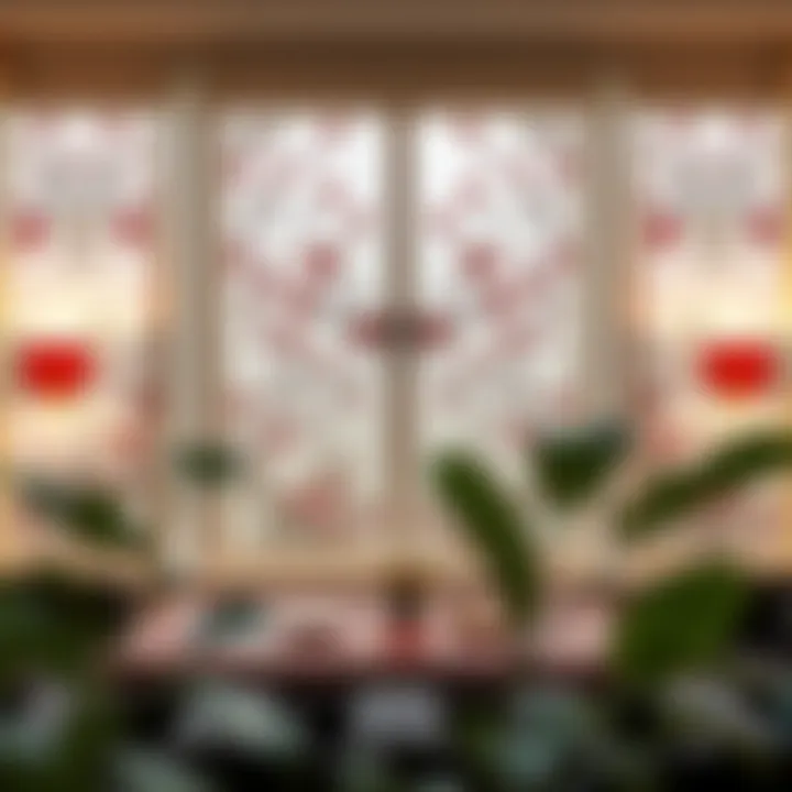 Elegant Chinese curtain panel showcasing intricate embroidery