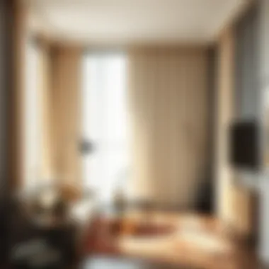 Chinese curtain panels complementing a serene home environment