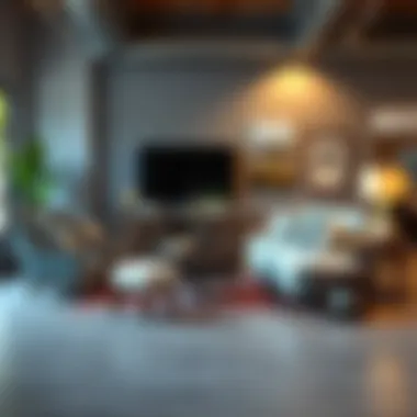 Stylish living room setup featuring City Furniture pieces