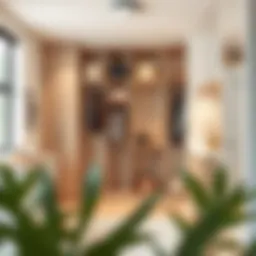 Modern closet system showcasing versatile design options