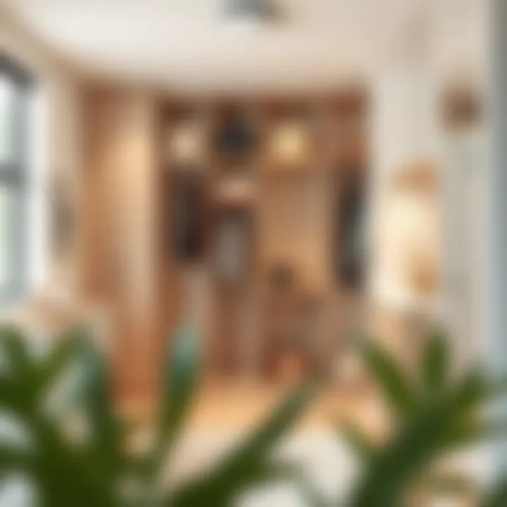 Modern closet system showcasing versatile design options