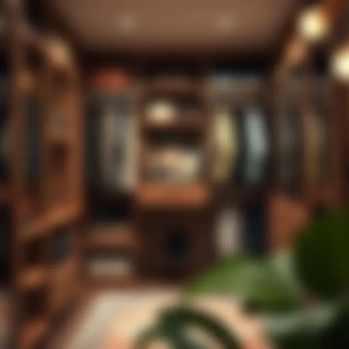 Trendy closet styles highlighting various aesthetic choices