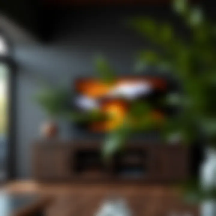 Variety of dark wood TV console styles