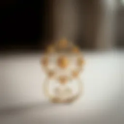 Elegant decorative clamp showcasing intricate design elements