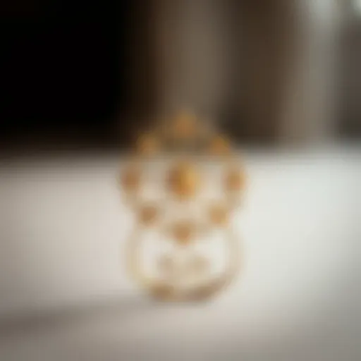 Elegant decorative clamp showcasing intricate design elements