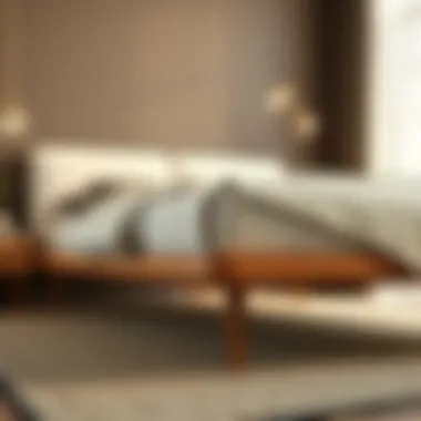 Stylish design variations of bed support legs