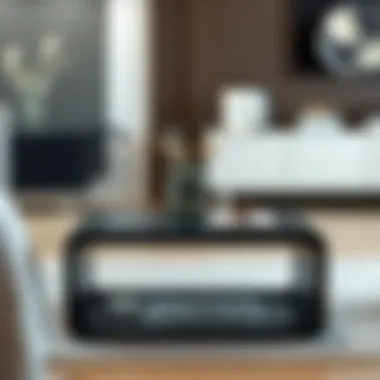 Modern lap table showcasing minimalist style