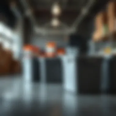 Large plastic containers in a commercial setting highlighting utility