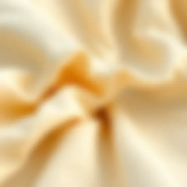 A close-up view of breathable fabric texture ideal for warm weather