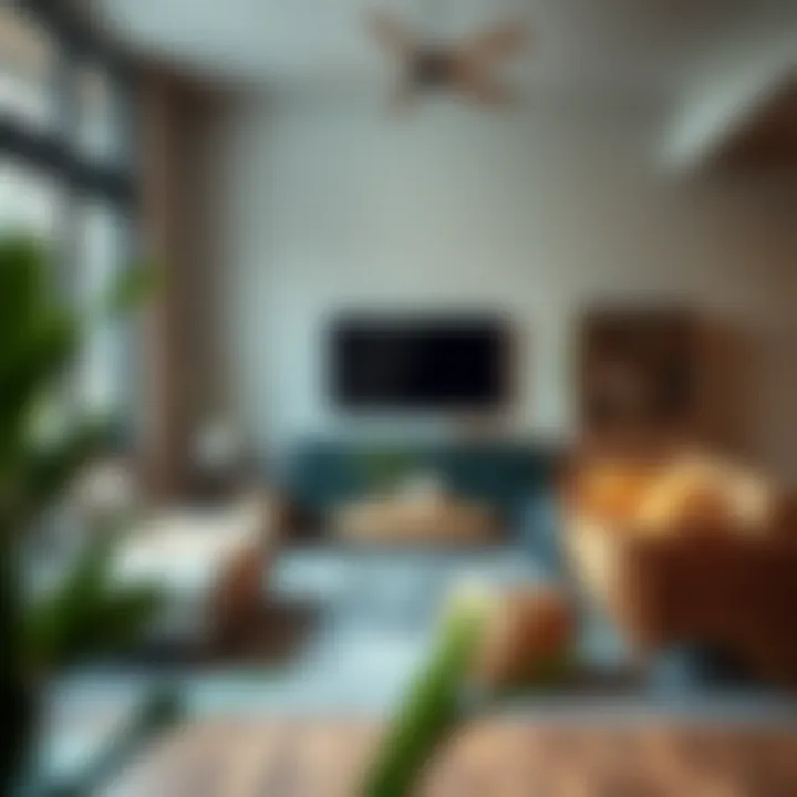 Sustainable living room furniture made from reclaimed wood and eco-friendly materials