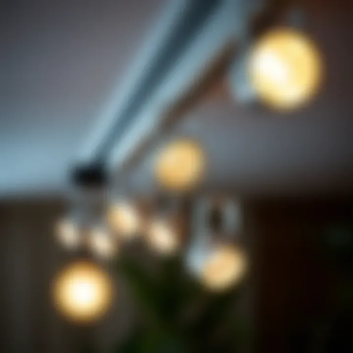 Variety of track light designs showcasing versatility