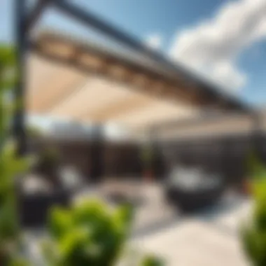 Innovative installation techniques for canopies