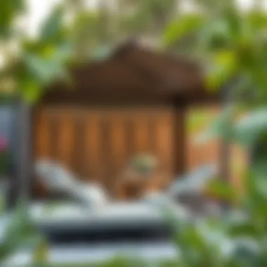 Enhancing Outdoor Spaces with Quick Shelters A stylish quick pop-up shelter enhancing a contemporary outdoor space.