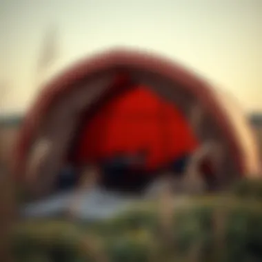 Emergency Utility of Pop-Up Shelters A pop-up shelter being utilized in an emergency situation, demonstrating its practicality.