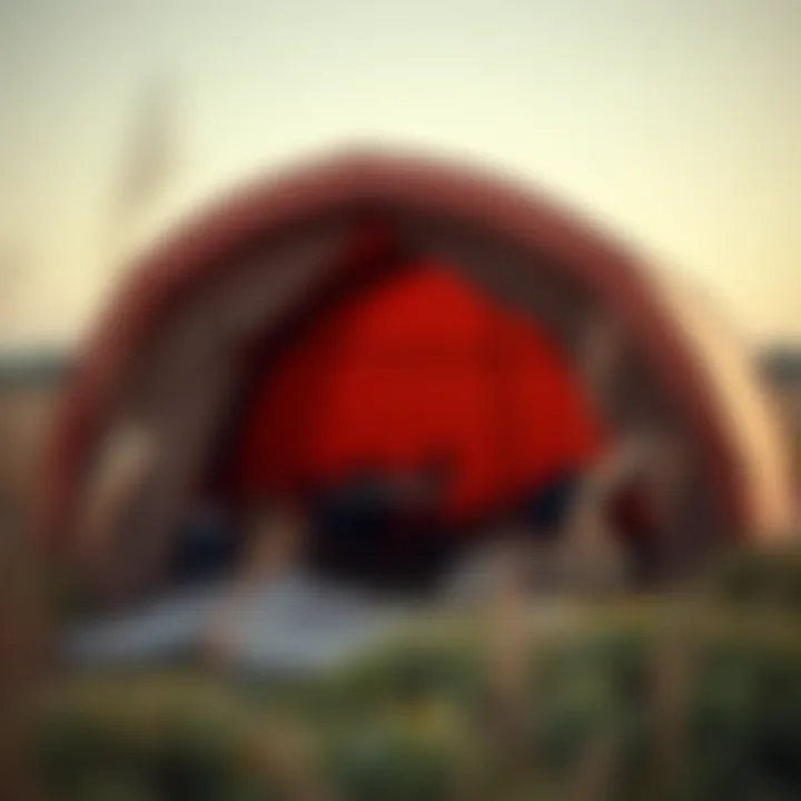 Emergency Utility of Pop-Up Shelters A pop-up shelter being utilized in an emergency situation, demonstrating its practicality.