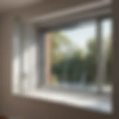 Installation process of bottom-up shades in a window