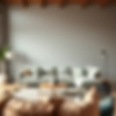 Cozy sectional sofa in a living room