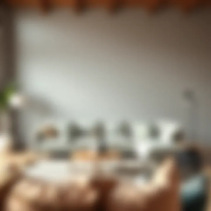 Cozy sectional sofa in a living room