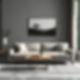 Luxurious sofa with minimalist design