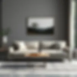 Luxurious sofa with minimalist design