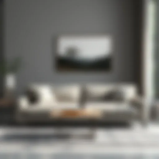 Luxurious sofa with minimalist design