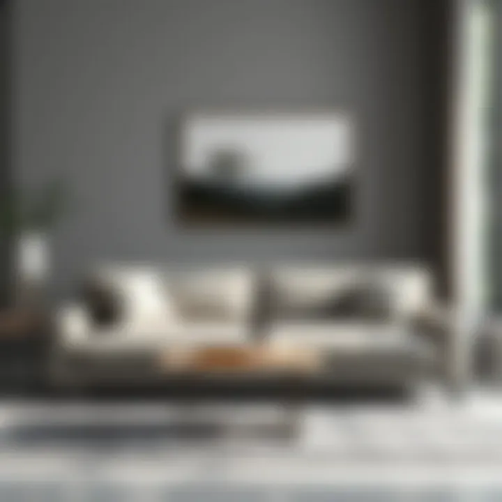 Luxurious sofa with minimalist design