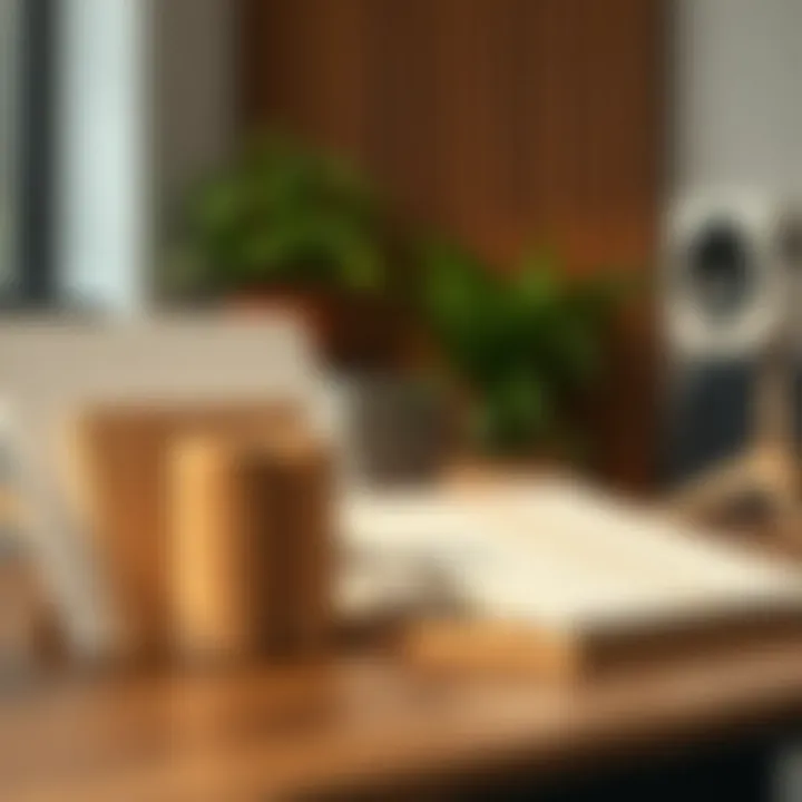 Variety of sound proof wall board materials displayed on a table