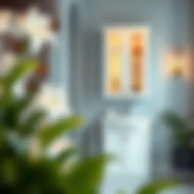 Functional stand-alone cabinet illustrating smart storage solutions