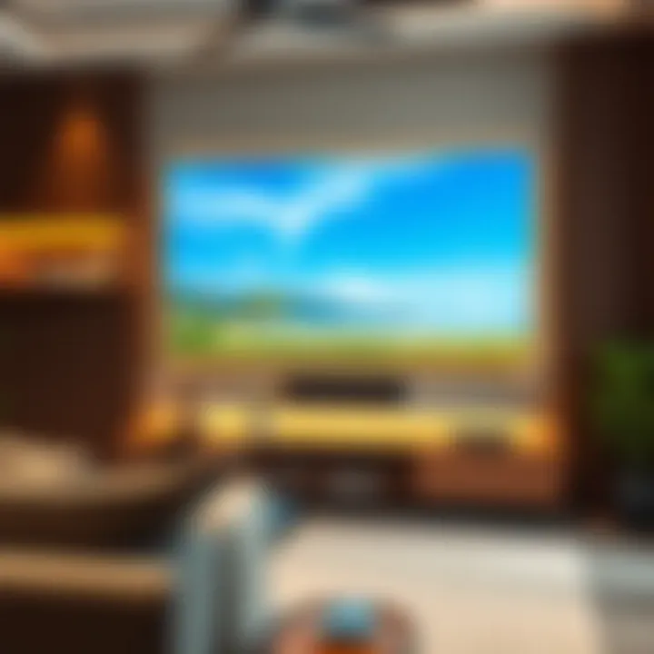 Customizable options for floating entertainment units