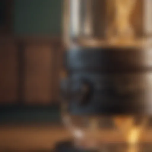 Close-up view of a bayonet Edison bulb showcasing its vintage design