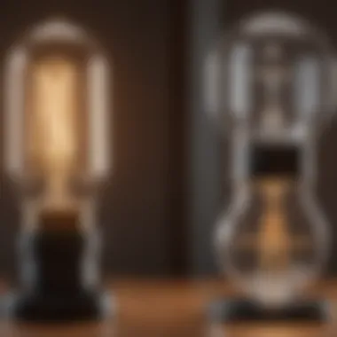 Comparison of bayonet Edison bulbs and traditional bulb types in functionality