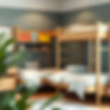 Maintenance tips for pull-out bunk beds depicted with practical cleaning solutions